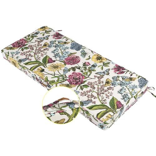 FUNHOME Outdoor Bench Cushion 42 x18 x3 Inch,Water...