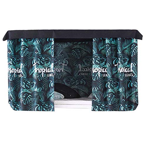 FANCY PUMPKIN Stylish Canopy Bed Curtains Bunk Bed Curtain Student Dormitory Shading Cloth for Single Bed, C-22