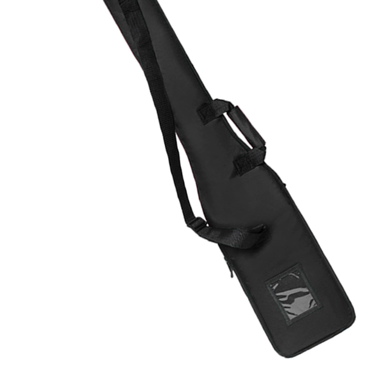 Colaxi Dragon Boat Paddle Storage Bag Organizer 131x21.5cm Adjustable Shoulder Strap Smooth Zipper Lightweight Oxford Cloth Portable, Black