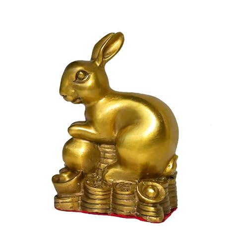 干支 えと 兎 置物 おきもの うさぎ 飾り物 縁起物 ウサギ 風水 ふうすい 兔 (真鍮)