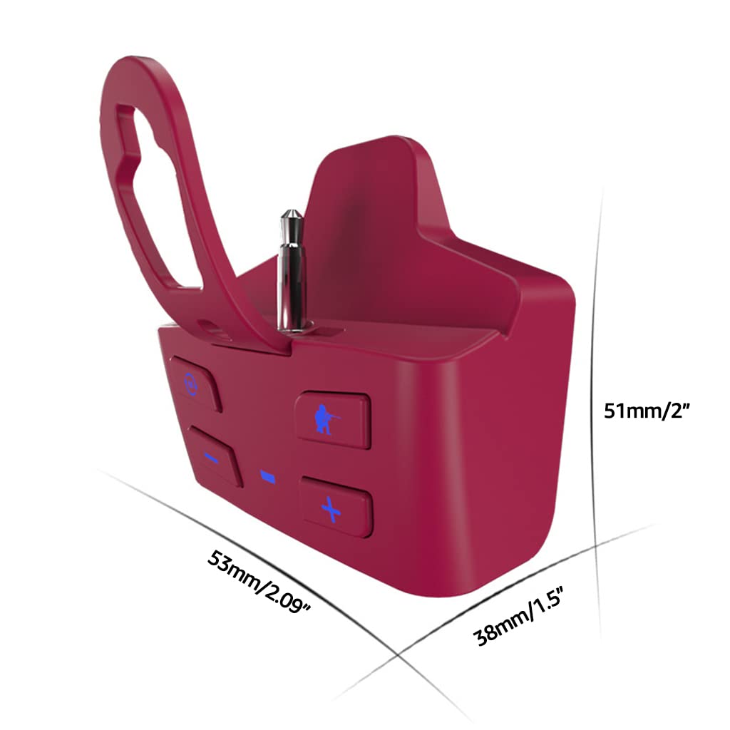 Controller con adattatore per auricolari stereo da 3,5 mm Sound Enhancer Microfono Convertitore per cuffie adatto per gestire controller di gioco per telefono cellulare Supporto video Supporto chiave