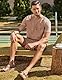 Meilicloth Herren T Shirt und Shorts Sommer Leichte 2-Teiliges Set Outfit Trainingsanzug Freizeitanzug Jogginganzug Herren Mode Casual Sweatsuits für Jeden Tag Kamel XL