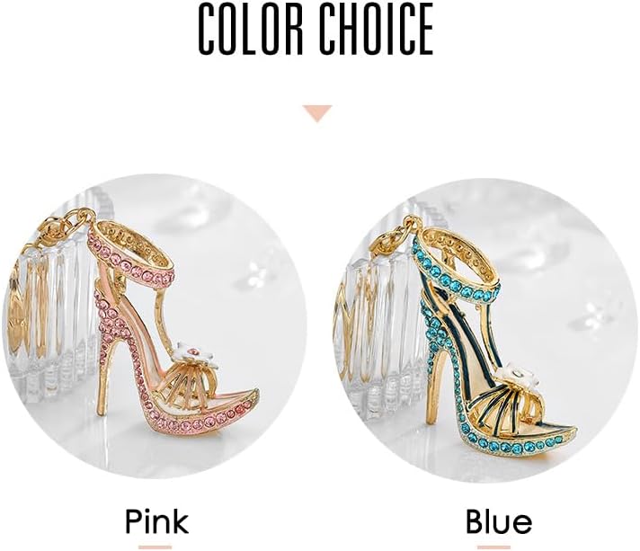 Shoe Key Chain High Heel Rhinestone Key Ring Key Wallet Backpack Handbag Pendant Strap Pendant High Hee - Image 8