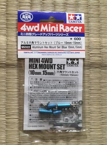 ??????? Mini 4WD Aluminum Hex Mount Set, Blue, Limited Edition, m22856425465