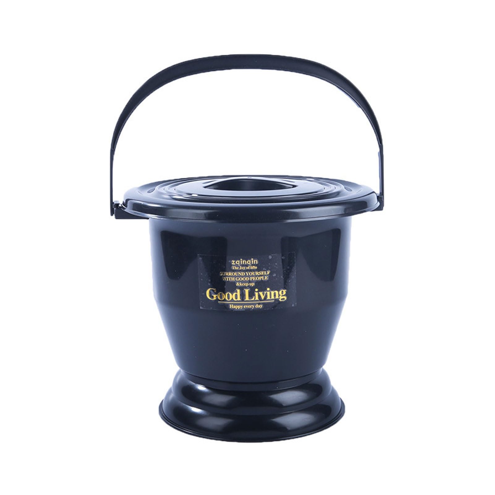 nocnik， Nocnik z uchwytem(Black,22.5cm)