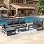 Suvivityse 5-Piece Aluminum Patio Furniture Sets for Stylish Relaxation, Outdoor Sectional Featuring Modern Design with Yarn-Dyed Fabric Cushion and Coffee Table