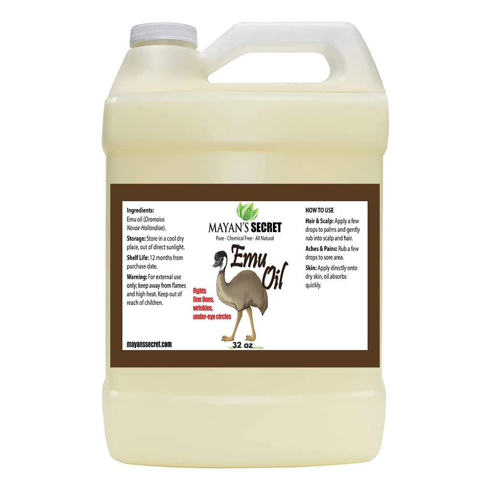 Amazon.com : Natural Triple Refined Australian Emu Oil - 32oz for