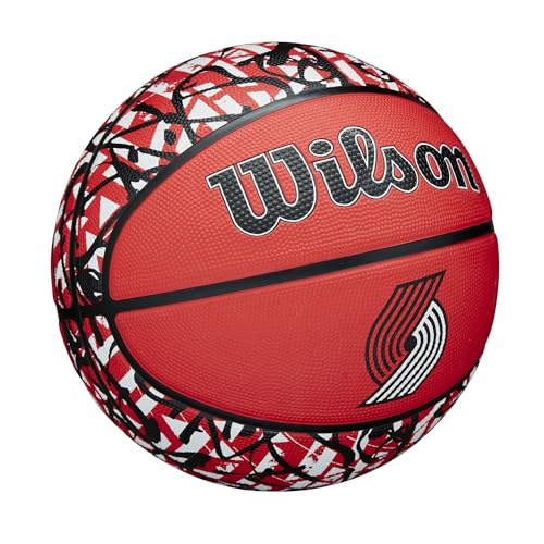 Balón Wilson NBA Trailblazers tamaño 7 el regalo de baloncesto perfecto para coleccionistas 2