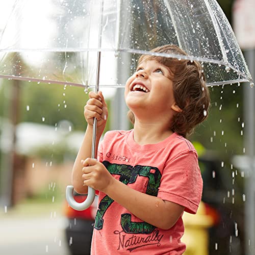 Totes Kid's Bubble Umbrella With Easy Grip Handle, Clear #TOP4
