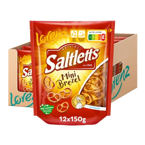 LORENZ | Saltletts Mini Brezel | 12 x 150 g | vegan