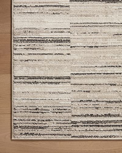 Image of Loloi Darby Charcoal /Sand 5'-3 inch x 7'-6 inch Area Rug