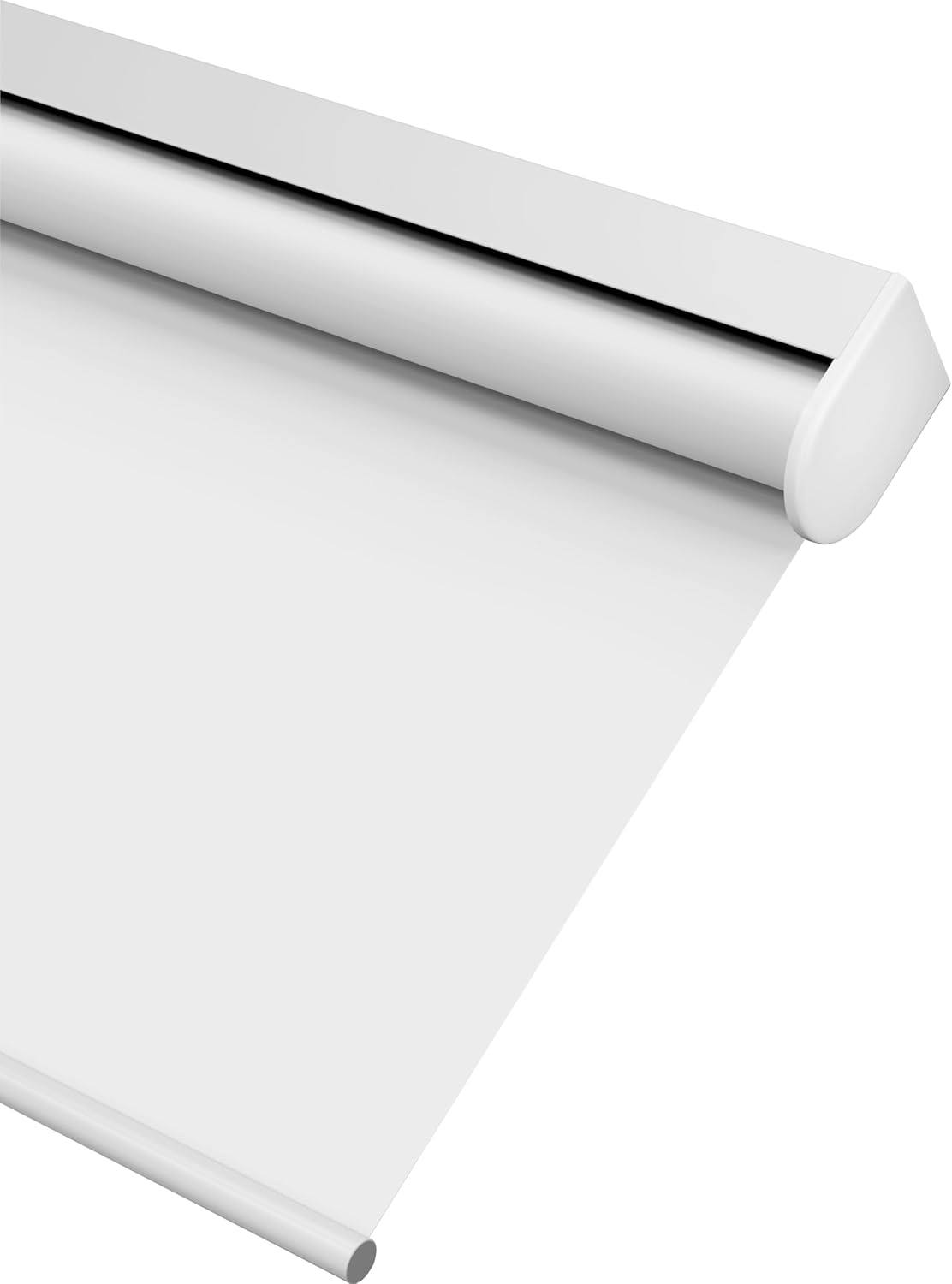 Blackout Roller Shades for Windows, Color-Matched Roller Blinds, UV Protection, Thermal Insulation Fabric Room Darkening Shades for Home, Office, White, Custom Size Blackout-white Custom Size