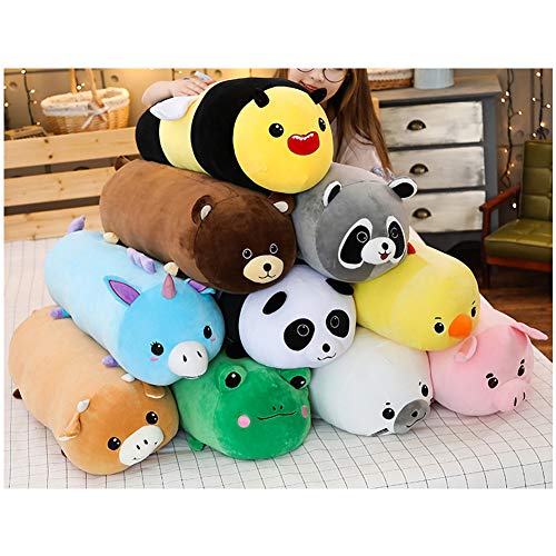 Sofipal SOFI12 Chicken Plush Roll Neck Pillow,Soft Yellow Chicken Stuffed Animal Cylindrical Body Pillow 23.6 Inch thumb #3