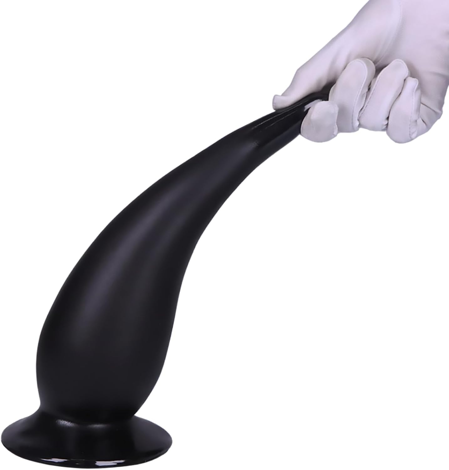 Huge Anal Butt Plug Trainer: Tail-Shaped Anal Plug with Strong Suction Cup, Anus Dilator Prostate Massage G-spot Stimulator for Men Women Anal/Vagina Masturbation (M)