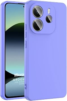 Microsonic Xiaomi Redmi Note 14 4G Case Groovy Soft Lilac [Case Compatible with Redmi Note 14 4G - Lilac]