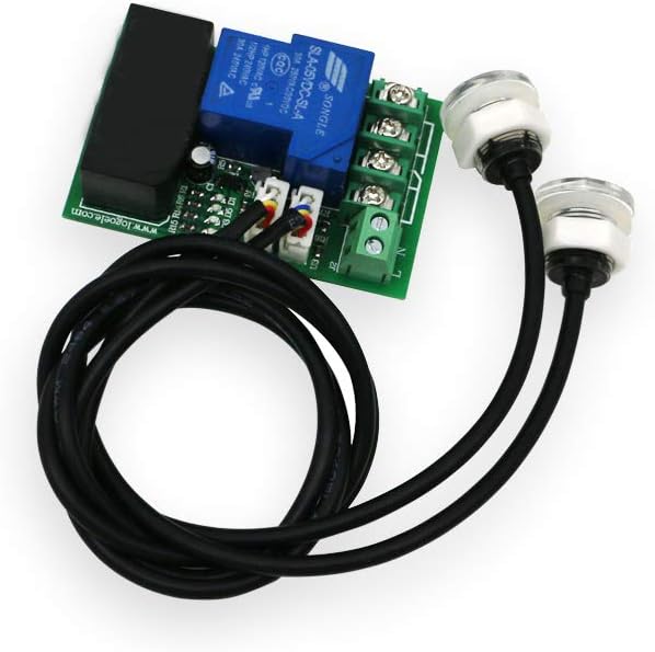 Taidacent Double Liquid Detect Optical Level Sensor Module Infrared Water Level Sensor Liquid Level Monitor Sensor Relay Switch Output for Tank Automatic Water Level Control System (Pumping Type)