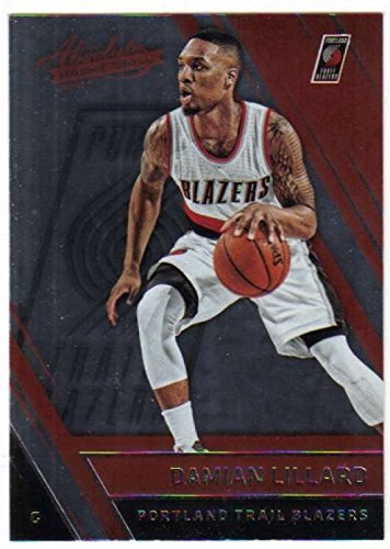 2016-17 Panini Absolute #69 Damian Lillard Portland Trail Blazers Official NBA Basketball Card in Raw (NM or Better) Condition