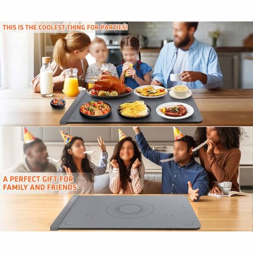 Tapis chauffant alimentaire à chauffage rapide en 8 secondes enroulable - 8