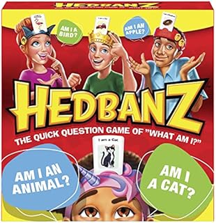Hedbanz Picture Guessing Board Game New Edition, for Families and Kids Ages 8 and up