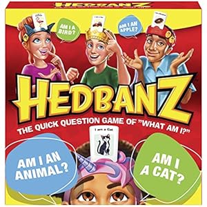 Hedbanz Picture Guessing Board Game New Edition, for Families and Kids Ages 8 and up