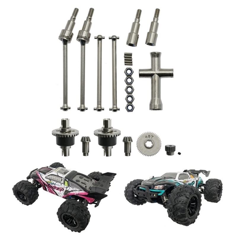 Kit Différentiel Métal Pour SCY 16101/16102/16103 – Voiture RC 1/16 – Pièces Motorisation Accessoire Radiocommande