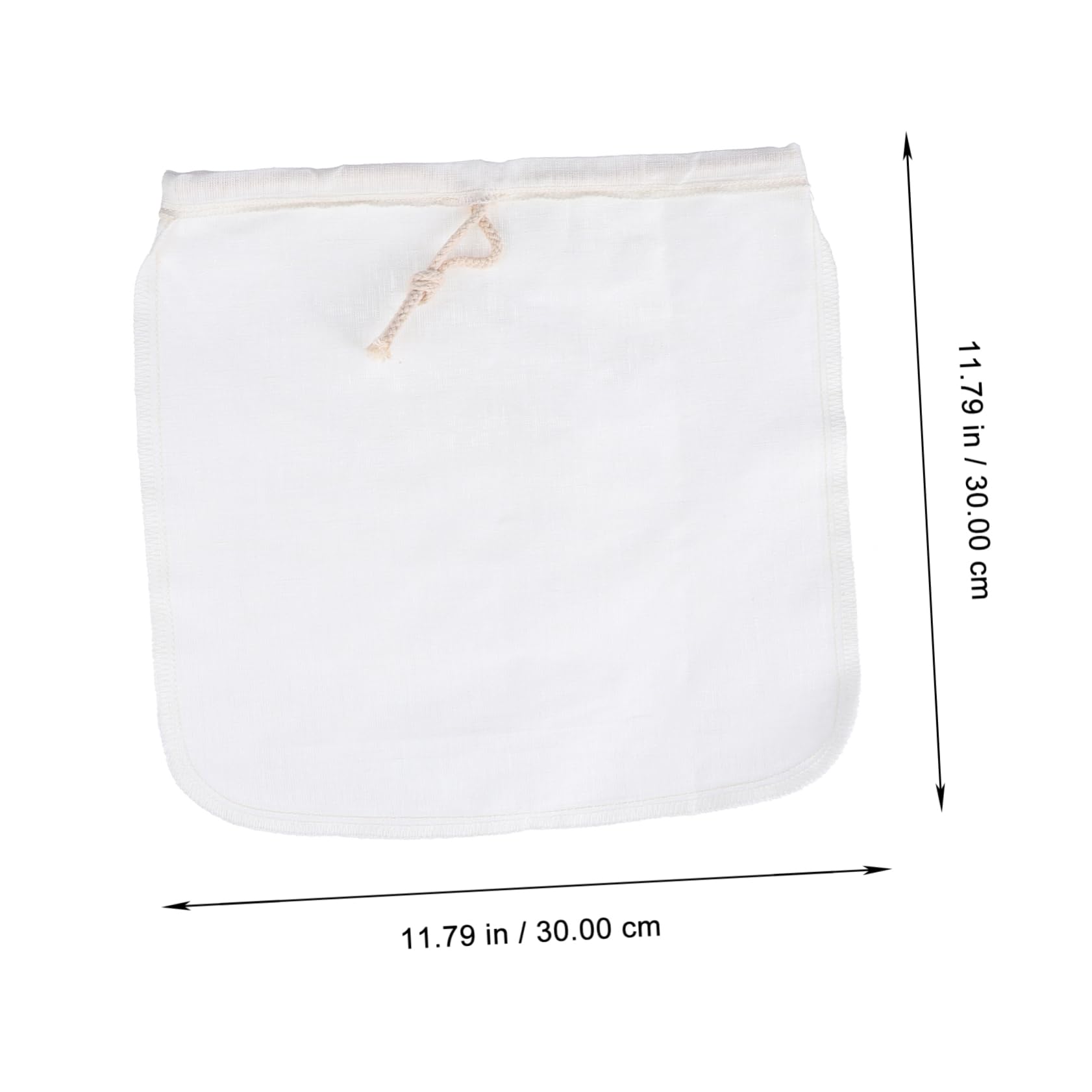 OFFSCH 2pcs Nut Milk Straining Bag Beer Brewing Filter Leakproof Reinforced Seam for Easy Use