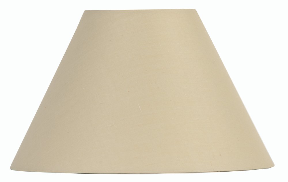 Oaks Lighting Beige Cotton Coolie Shade 8-Inch