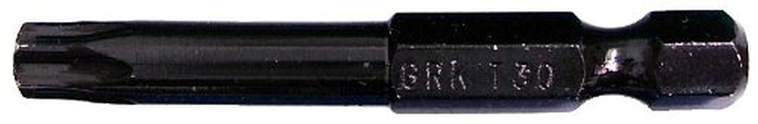 GRK T30 2-Inch Torx Bits – 25-Pack, Hardened Steel, 12-Point Contact, Black Finish, For RSS Structural Screws 5/16" & 3/8"