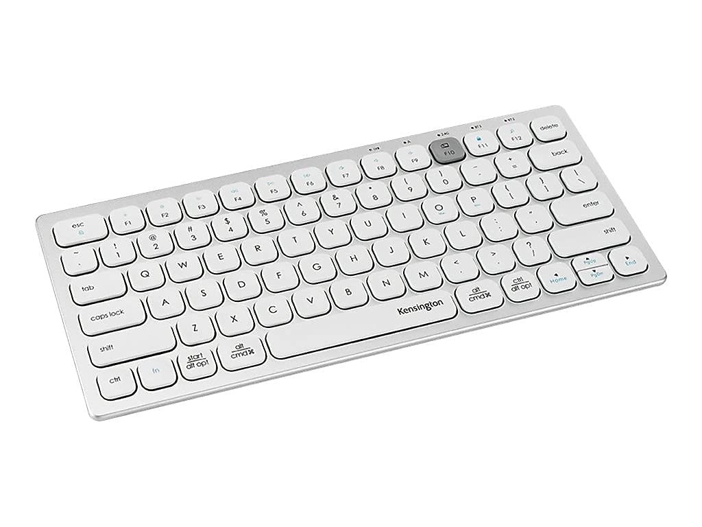 Kensington Multi-Device Dual Wireless Compact Keyboard - Silver (K75504US) - 3
