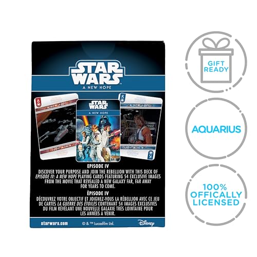 Baraja de Cartas Star Wars Episodio 4 - Juego Poker miniatura 7