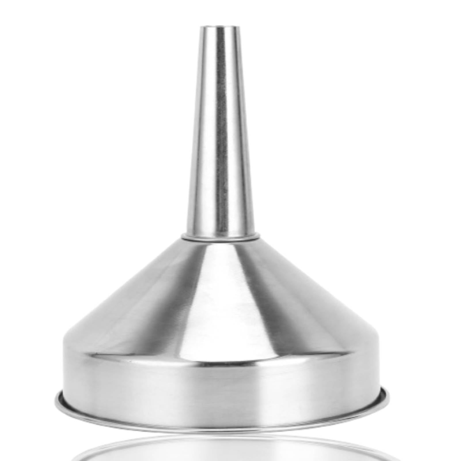 Stainless Steel Funnel, Large Thickened Oil Funnel Jar for Spices, Essential Oils