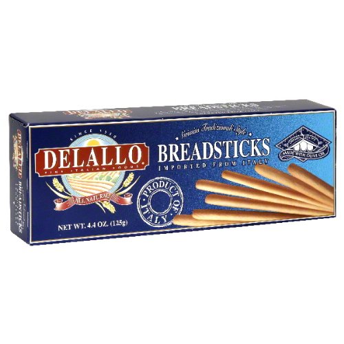Delallo Traditional Breadsticks 4.4Ounce Packages (Pack of 12)
