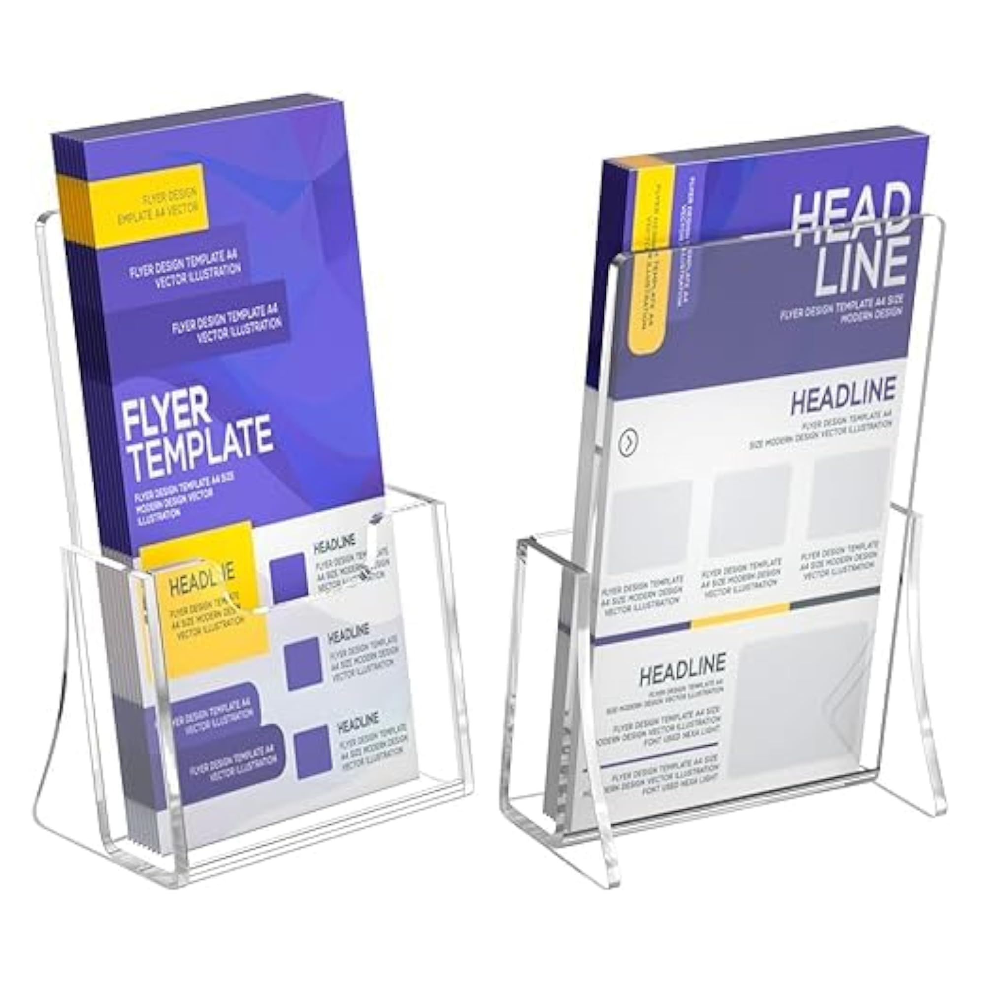 Acrylic Brochure Stand for Literature Display