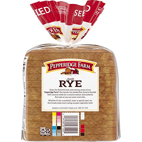 Pepperidge Farm Jewish Rye Seeded Bread, 16 Oz. Bag #TOP2