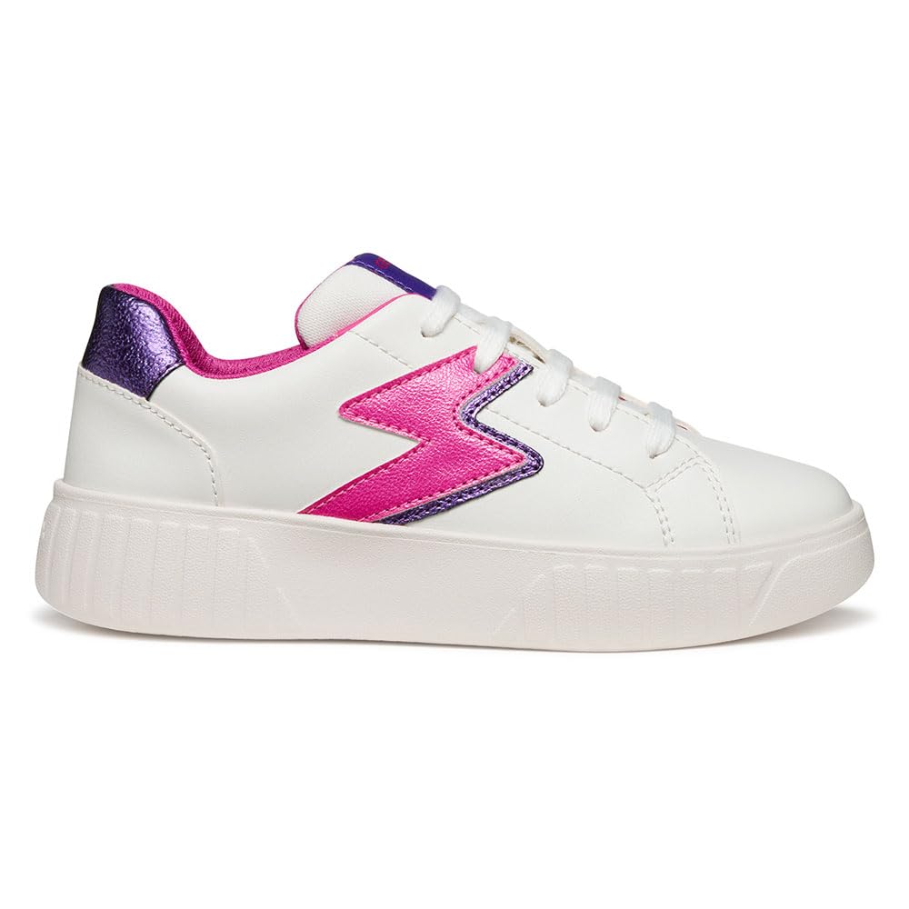 Geox Junior J Mikiroshi Girl Sneakers White/Fuchsia 28_EU