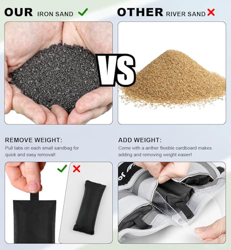 Image of Adjustable Ankle Weights for Women Men 1 2 4 5 6 8 10 LBS 1 Pair Leg Weights Wrist Hand Arm Weights with Removable Weight Strength Training Weight for Walking Running Gym Fitness Physical Therapy