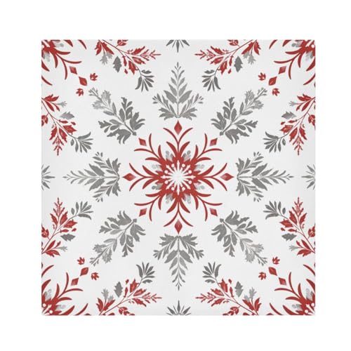 Servilletas de tela navideñas multicolor pack 6 miniatura 1