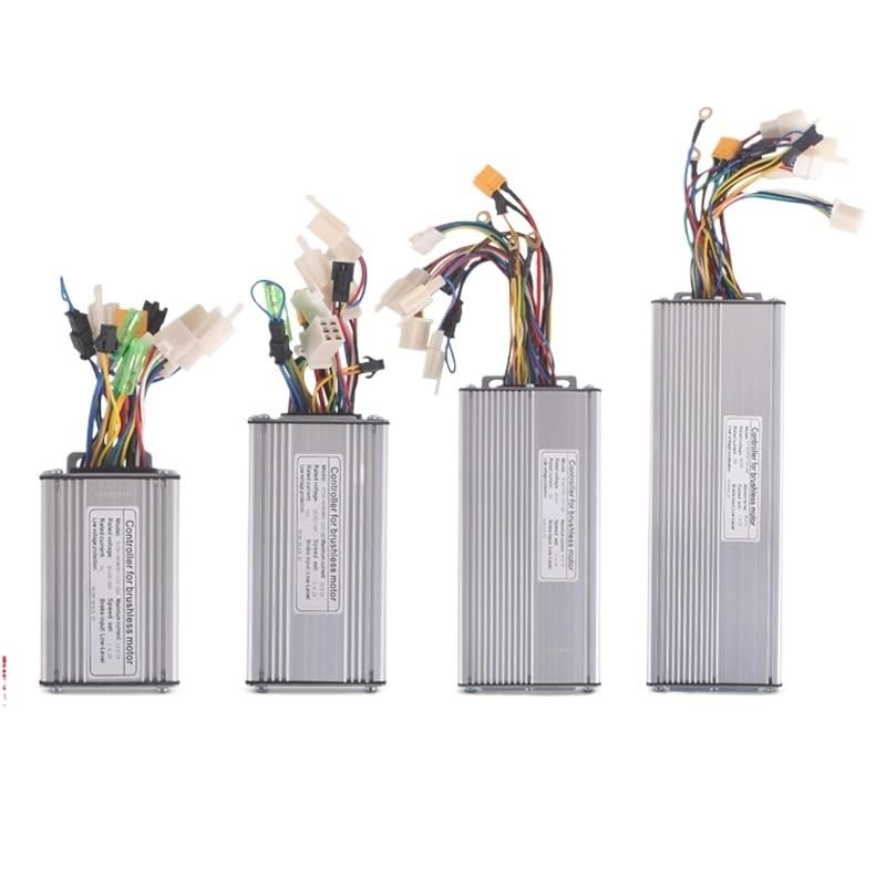 Centralina Monopattino Elettrico Controller bici elettrica 36V 48V Controller Ebike Sensorless 250W 350W 500W 750W 1000W 1500W Controller Dual Mode onda sinusoidale Centralina Bici Elettrica(Color:36V