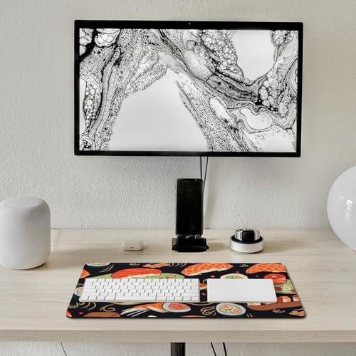 Mouse Pad grande Japanese Sushi Shrimp con base antideslizante miniatura 7