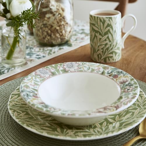 Spode-Morris-Co-Cereal-Bowl-Set-of-4-Bowls-with-Assorted-Design-for-Fruit-Acai-and-Desserts-75-Inch-Bowls-made-of-Fine-Earthenware-Microwave-and-Dishwasher-Safe-Made-in-England