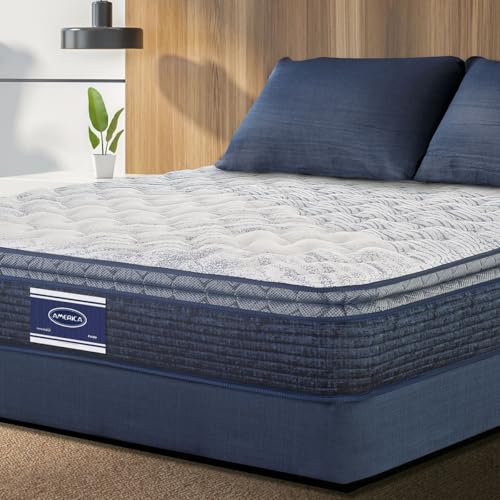 Opiniones de Colchon individual america , listamos los 10 mejores. 47 Colchones América Colchon Individual Frida con Tecnología Perferct Side y Descanso Ortopédico, Cama con Altura de 26 cm y con Tratamiento Antibacterial, De Confort Medio- 5...