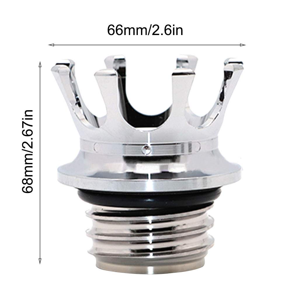 Bouchon de réservoir de carburant croisé ventilé, pour Harley Touring