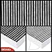 A-Premium Cabin Air Filter with Activated Carbon Compatible with Jeep Grand Cherokee 2011-2014/2016-2017/2019-2021, Grand Cherokee WK 2022-2022 & Dodge Durango 2011-2022, Replace# 68079487AA