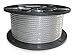 Dayton 2VJK5 Cable, 1/16 In, L100Ft, WLL96Lb, 7x7, Steel