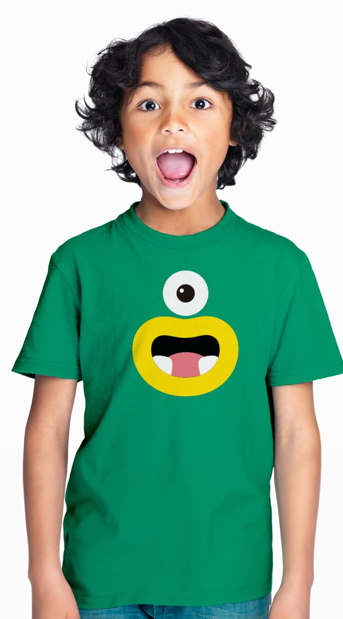 Momonsters Camiseta Verde Hoho Momonsters Camiseta Unisex niños