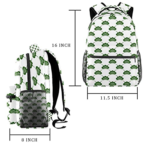 Sac à dos de voyage vert pour les sorties Campus des jeunes - 2