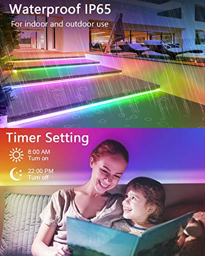 Tira LED RGB Bluetooth 10M 600 Luces ALITOVE miniatura 5