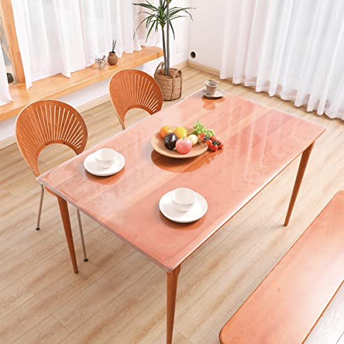 透明 テーブルクロス PVC製 テーブルマット デスクマット マット テーブルカバー ビニールマット 透明ビニール クリア PVC素材 汚れ防止 厚さ1.5mm 2.0mm 3.0mm 防塵 防水 耐久 耐熱 矩形サイズ選択可能