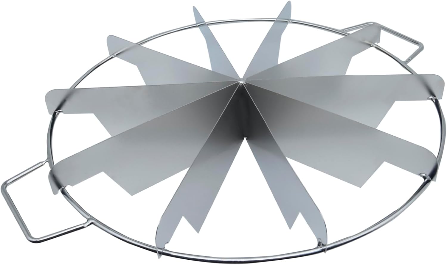 1 PCS Pie Cutter 10 Slice Stainless Steel 10 Inch Cake Slicer with 10 Equal Slices (Silver)