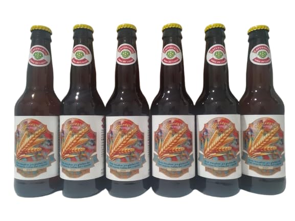 6 botellas de cerveza de trigo sin gluten